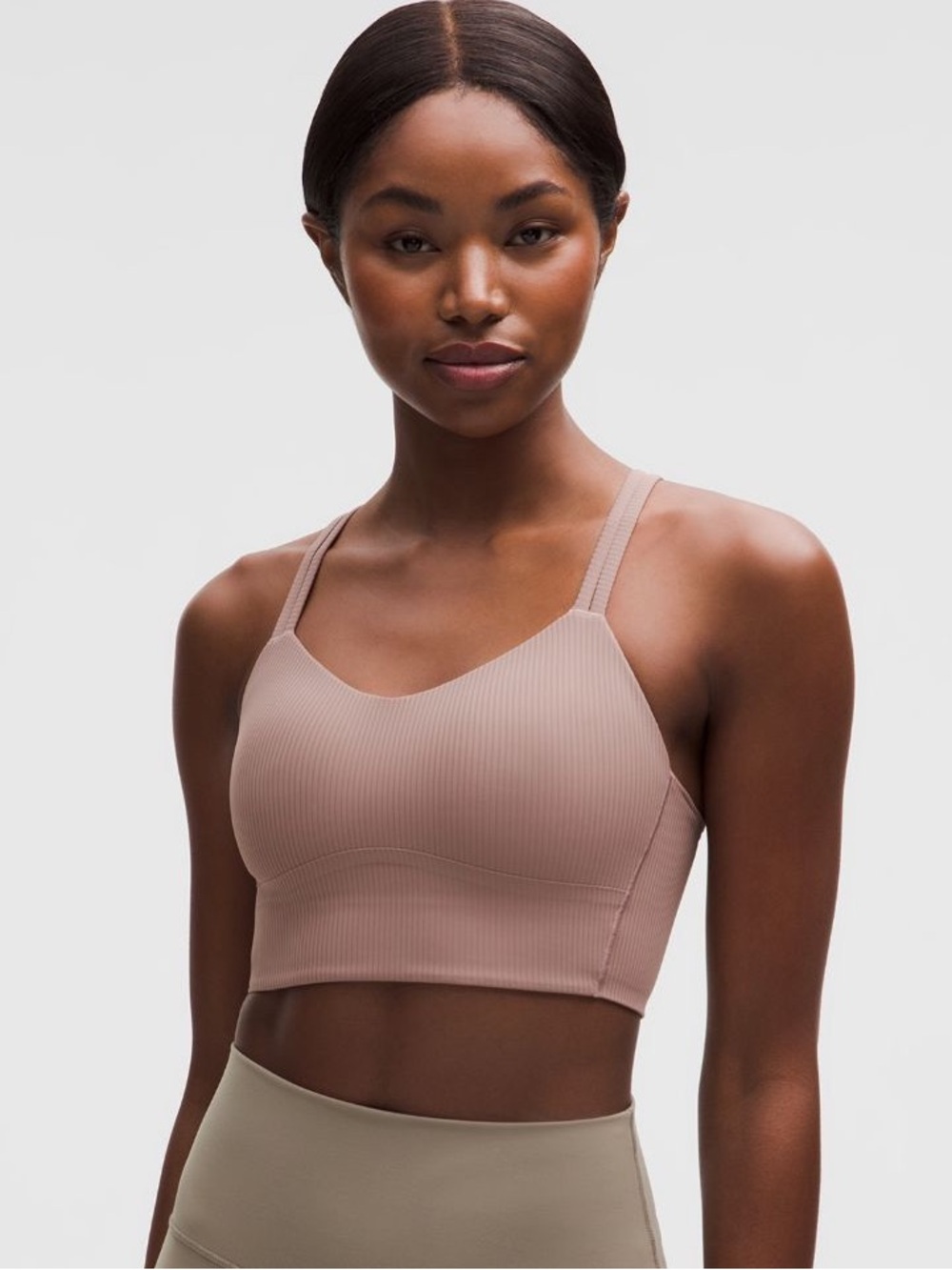 Like a Cloud Ribbed Longline Bra B/C